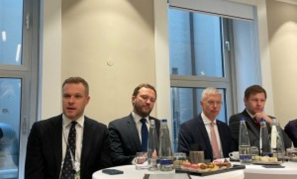 Ministras G. Landsbergis Miuncheno saugumo konferencijoje: „Turime remti Ukrainą, nes ten...