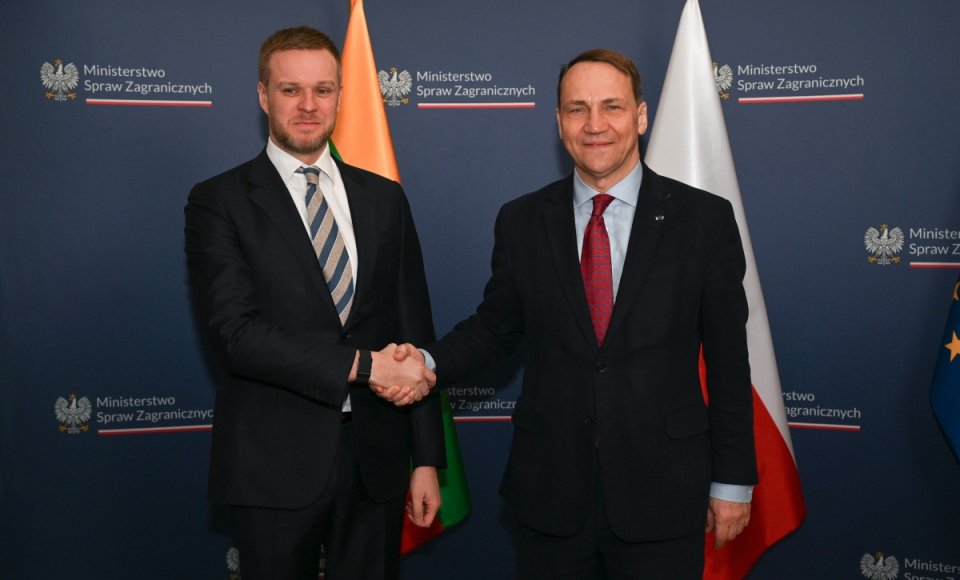 Landsbergis met with Sikorski in Warsaw: "The historical strategic partnership between Lithuania and Poland is only getting stronger and gives a new impetus to the whole of Europe"