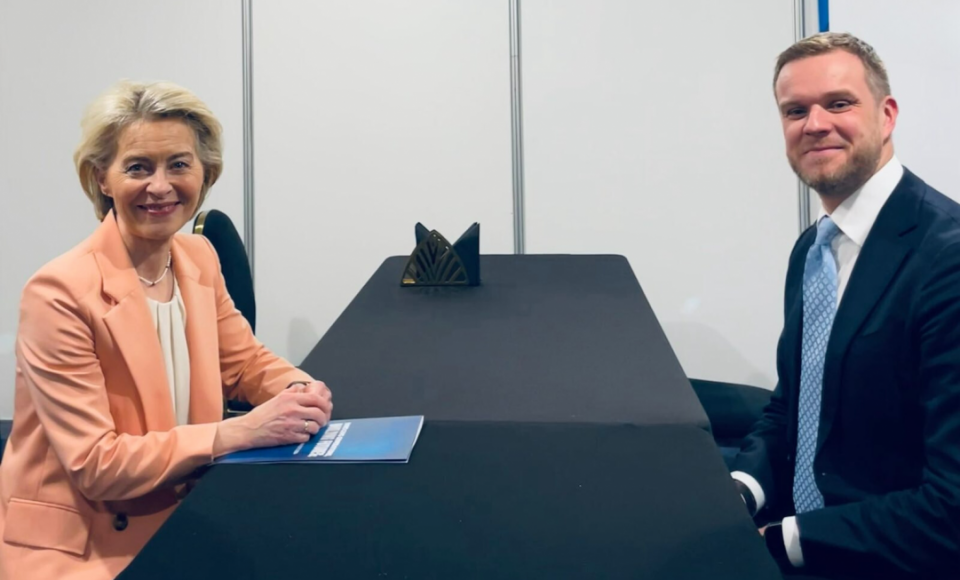 Landsbergis tells Ursula von der Leyen: "Russia's aggression against Ukraine challenges the international order"