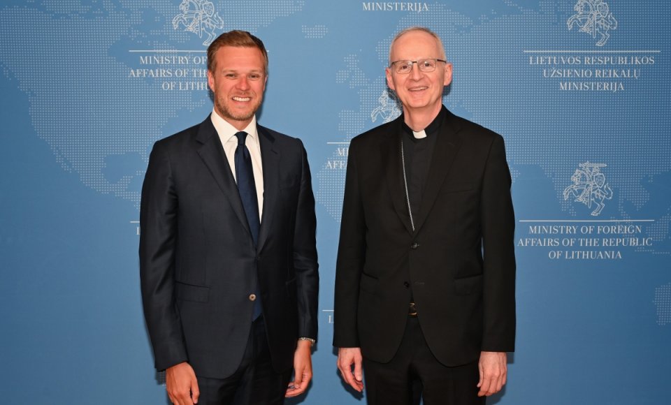 Lithuania’s Foreign Minister bids farewell to the outgoing Apostolic Nuncio