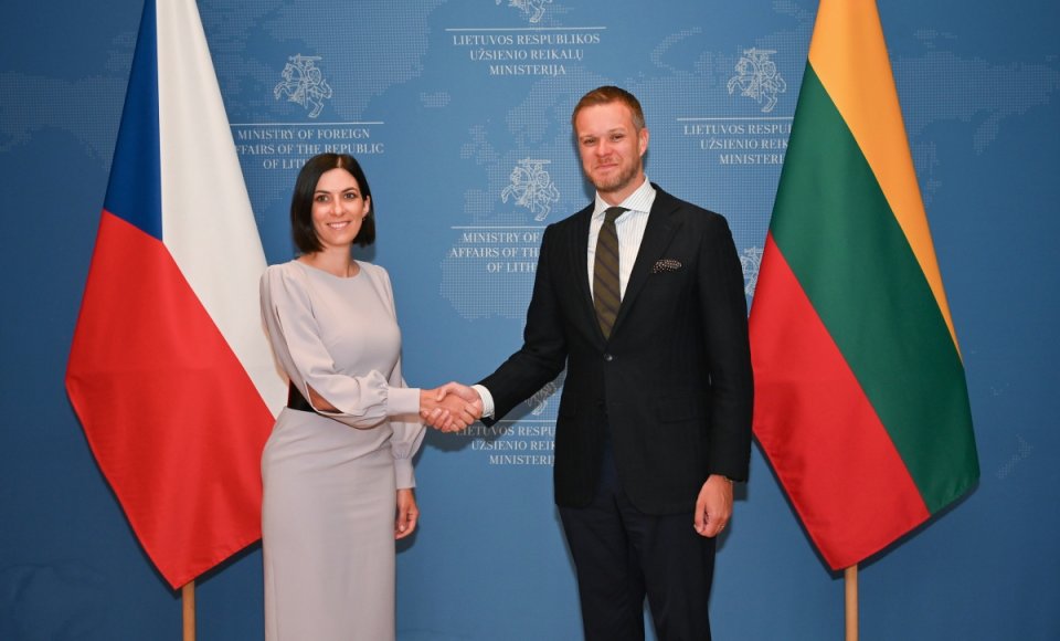 Landsbergis: "Lithuania and the Czech Republic are like-minded on the most important issues in Europe, together we implement concrete actions and contribute to Ukraine’s victory"