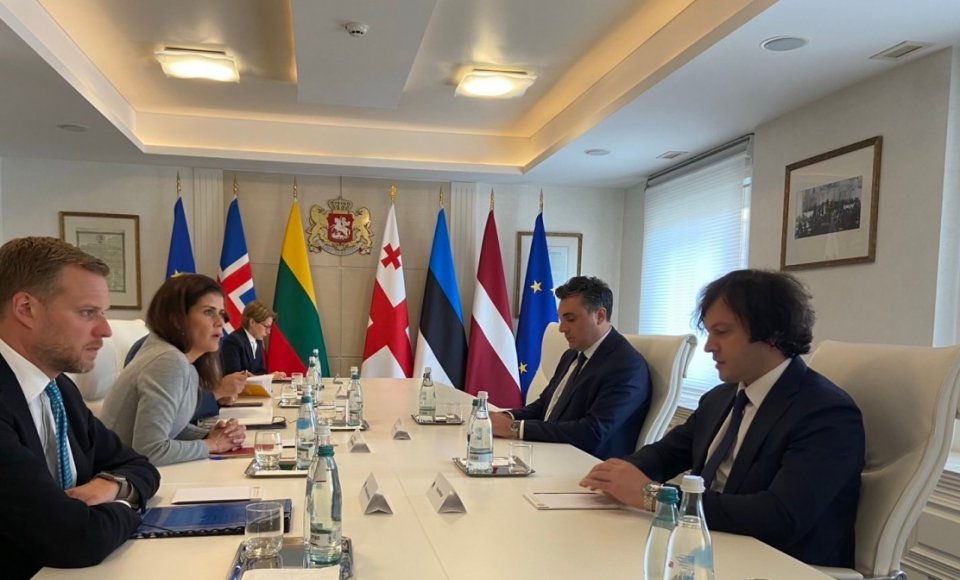 Landsbergis met with the Prime Minister of Georgia: "The EU direction has brought tangible benefits to Georgia, should not be taken for granted"