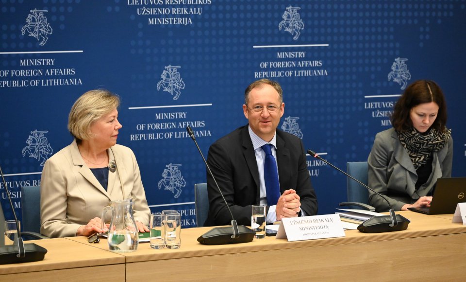 Nacionalinės vystomojo bendradarbiavimo komisijos pirmininkas viceministras S. Šatūnas: Rusijos karas Ukrainoje privertė mus sukurti naują paramos Ukrainai ekosistemą