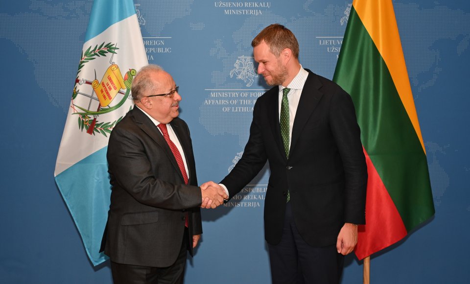 Landsbergis: “We are grateful to Guatemala for its assistance and leadership in supporting Ukraine”