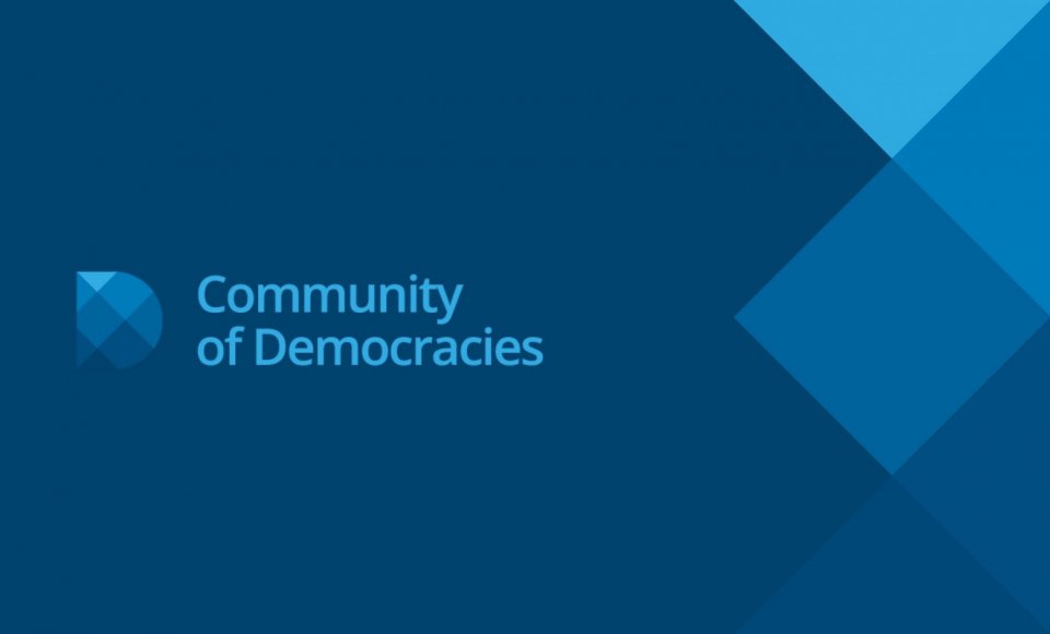 Lithuania to serve on the Executive Committee of the Community of Democracies