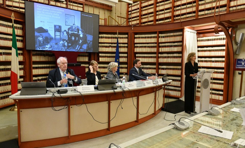 Italijos Parlamente – Lozoraičių metams skirtas renginys