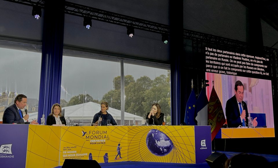 Les questions de la sécurité régionale de l’Europe de l’Est et des pays baltes dans le contexte de la guerre de la Russie en Ukraine ont été discutées d’un débat qui a eu lieu dans le cadre du Forum mondial Normandie pour la Paix