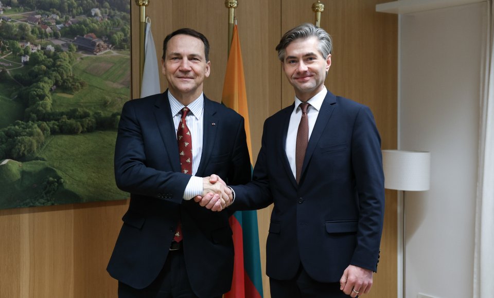 Kęstutis Budrys in a meeting with the Polish Foreign Minister: The unity of Lithuania and Poland on regional security issues is our key asset