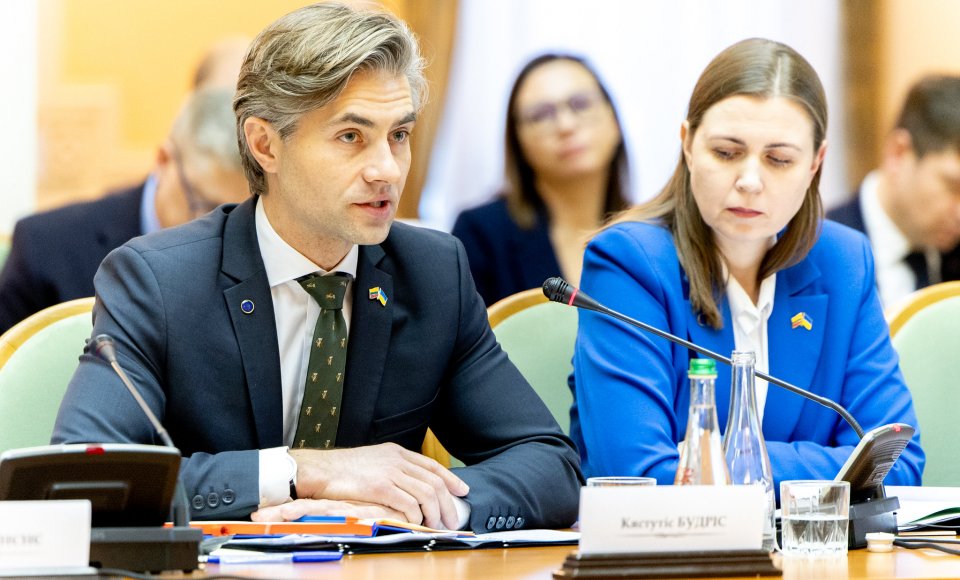K. Budrys Kyjive: yra tik „planas A“ – Ukrainos pergalė ir Rusijos pralaimėjimas