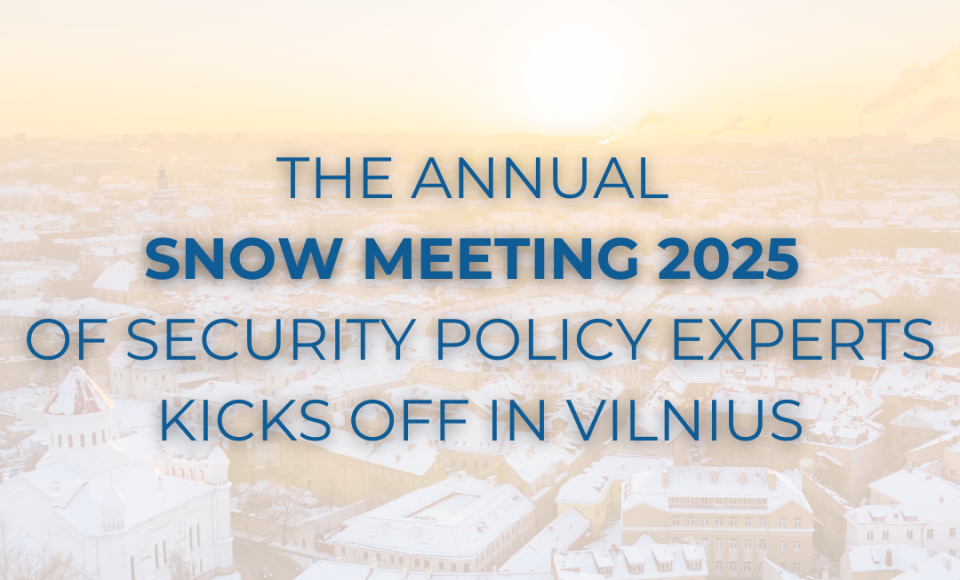 The 18th Snow Meeting kicks off in Vilnius