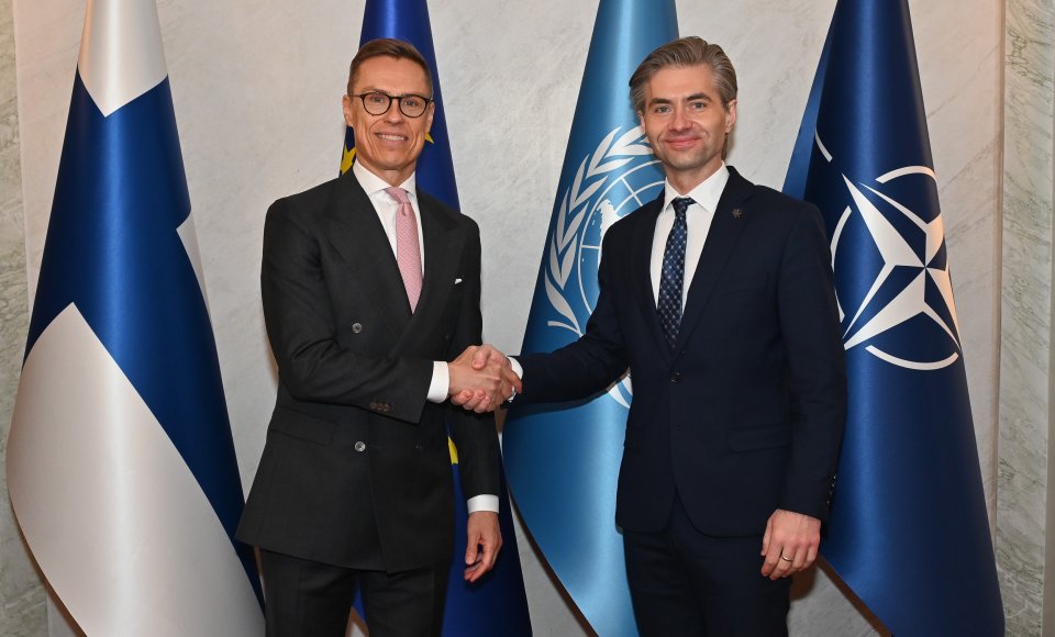 Kęstutis Budrys a rencontré le Président finlandais : les solutions temporaires non durables...