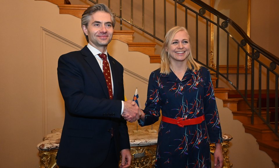 Kęstutis Budrys en Finlande : la paix en Ukraine est la paix en Europe
