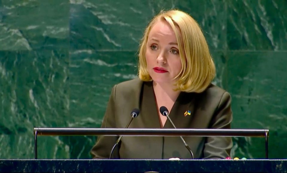 Viceministrė Gabija Grigaitė-Daugirdė Jungtinėse Tautose pabrėžė solidarumą su Ukraina ir...