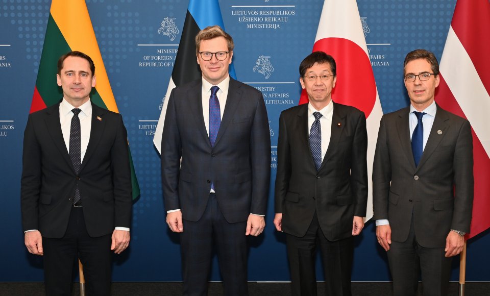 At the 5th Baltic-Japanese political consultations in Vilnius: officials agree to deepen cooperation