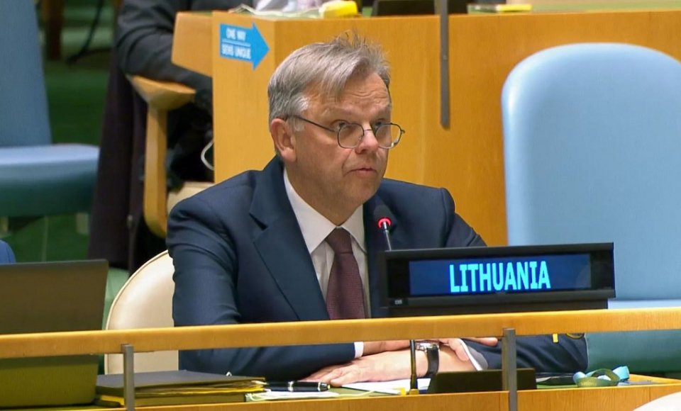 Lietuva JT Generalinėje Asamblėjoje: Antrojo pasaulinio karo pabaigos metinės negali tapti...