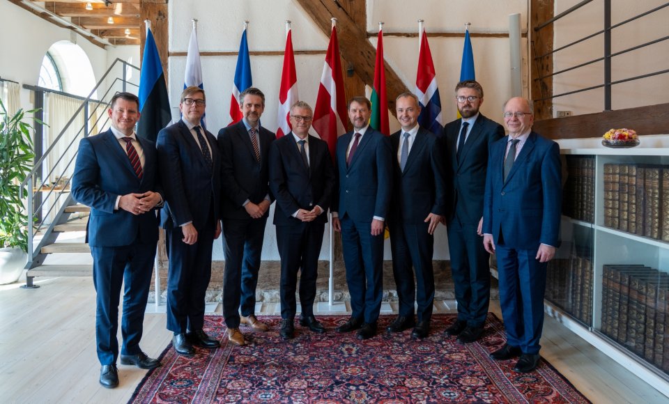 Lithuania's Foreign Vice-Minister discusses security policy issues at the NB8 meeting in...