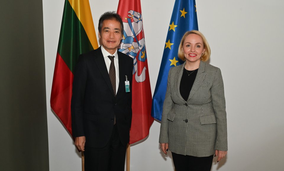Vice-Minister Grigaitė-Daugirdė receives the Ambassador of Japan: lasting and sustainable peace in Ukraine is the main objective of the international community
