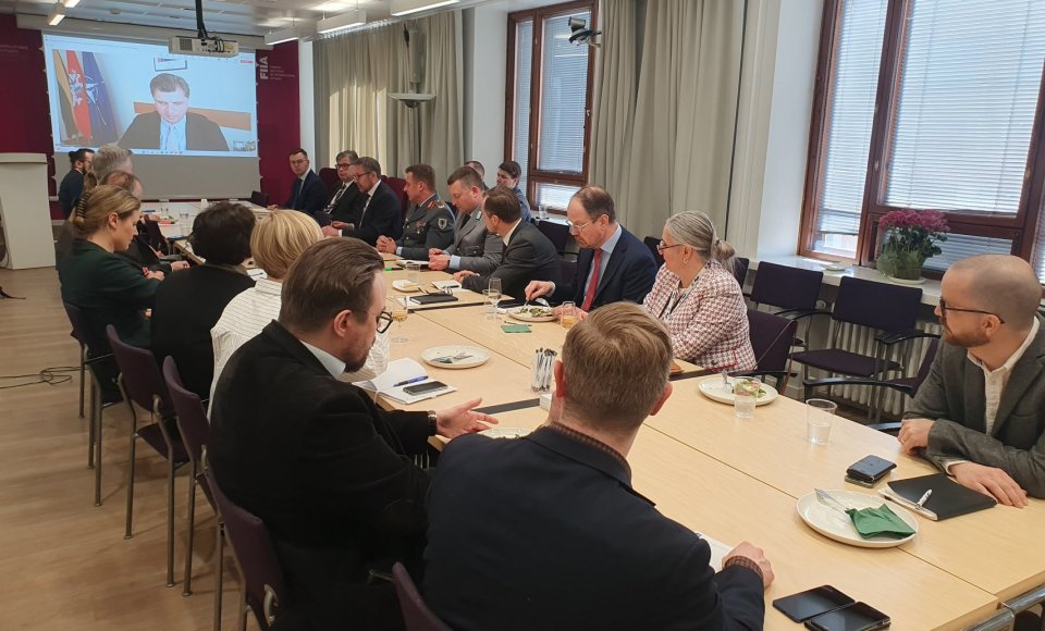 Presentation of the German brigade in Lithuania to partners in Finland
