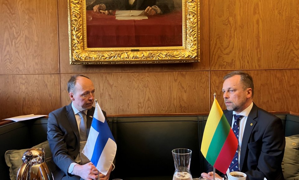 Lithuania and Finland are linked by today's historical challenges and the historical figures...