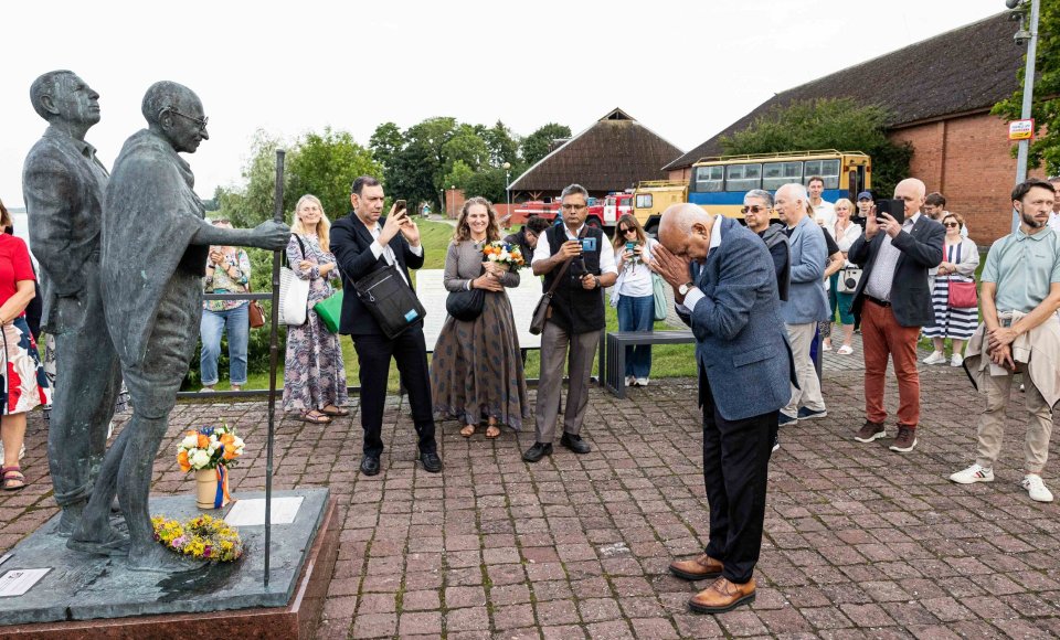 10th Anniversary of Monument to Gandhi and Kallenbach Celebrated in Rusnė