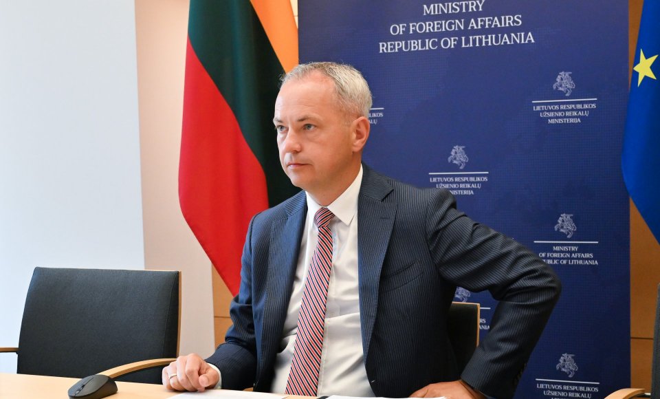 Viceministras J. Pranevičius neeiliniame ES užsienio reikalų ministrų susitikime: šiuo kritiniu momentu ES turi remti Ukrainą realiais veiksmais