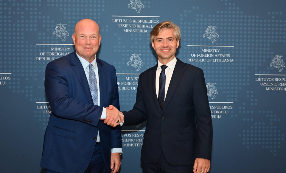 Budrys met with the US Ambassador to NATO: American troops on NATO's eastern flank are a key...
