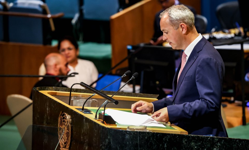Wiceminister Pranevičius podkreślił poparcie Litwy dla rozwiązania dwupaństwowego na rzecz trwałego pokoju na Bliskim Wschodzie na konferencji wysokiego szczebla ONZ