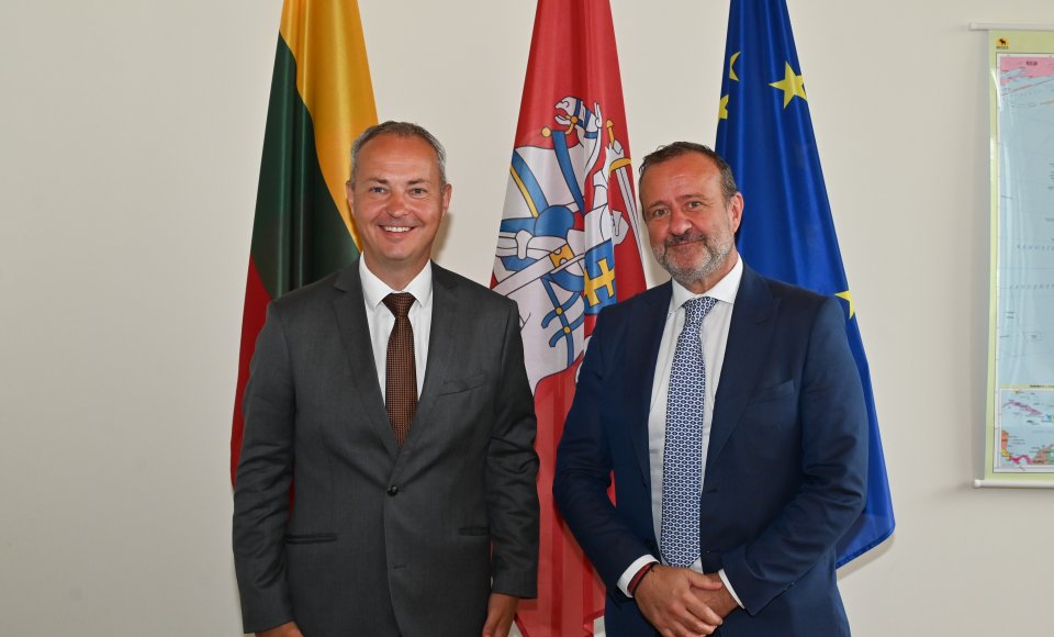 Wiceminister J. Pranevičius rozmawiał z przedstawicielami Międzynarodowej Organizacji ds. Migracji o współpracy w kwestiach migracyjnych