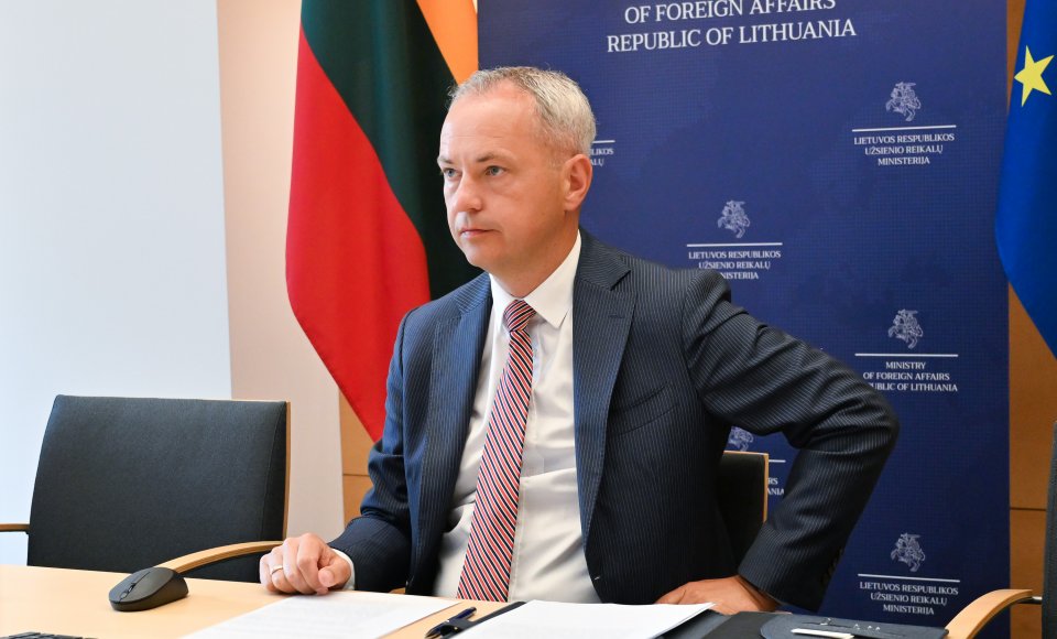 Вице-министр Юлюс Пранявичюс на внеочередной встрече министров иностранных дел ЕС: «В этот критический момент ЕС должен поддержать Украину реальными действиями»