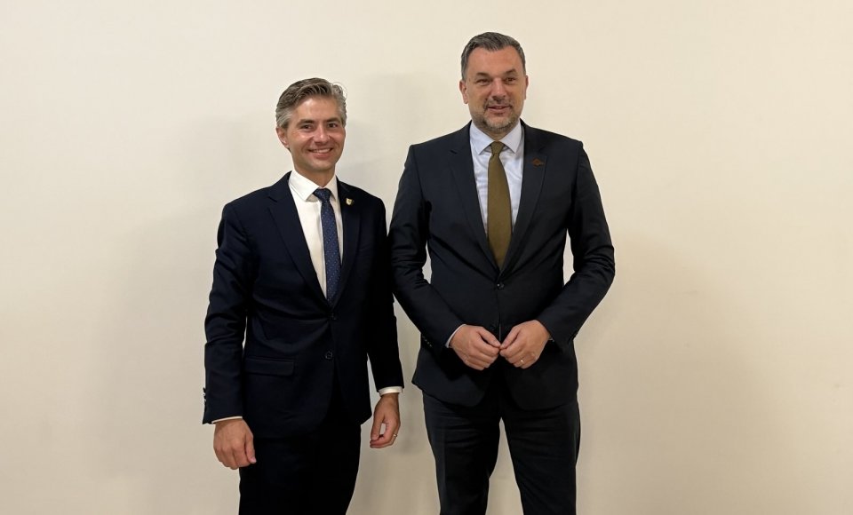 K. Budrys susitiko su Bosnijos ir Hercegovinos užsienio reikalų ministru