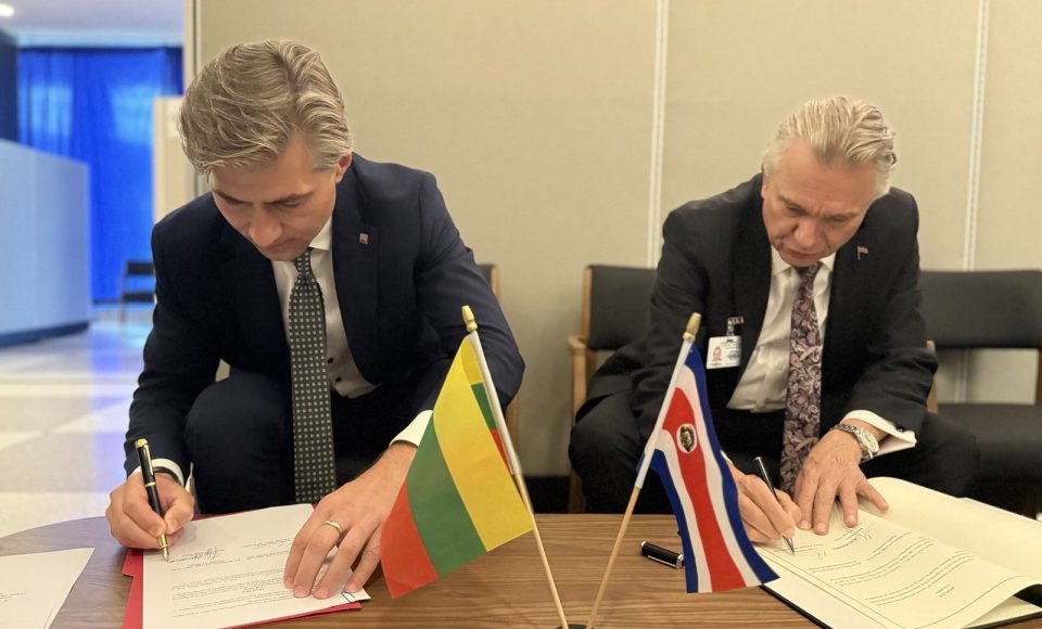 Lithuania and Costa Rica sign an agreement on political consultations