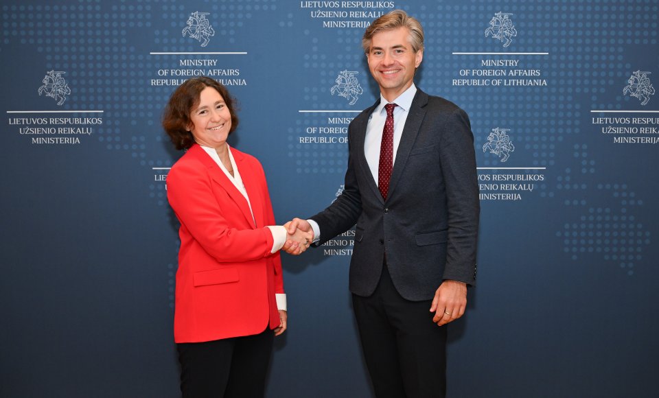 Minister Budrys spotkał się z nowym ambasadorem Francji
