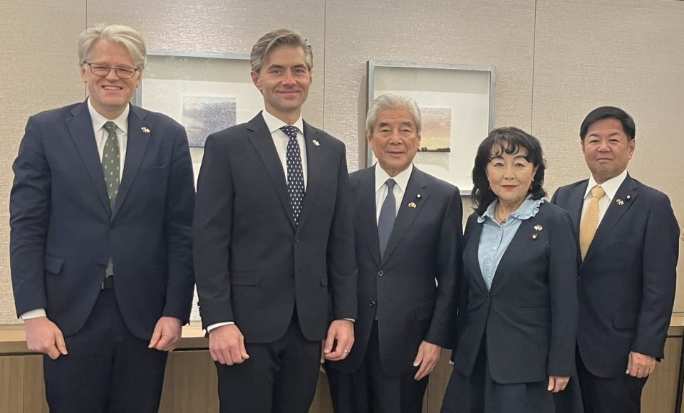 K. Budrys susitiko su Japonijos parlamentinės draugystės su Lietuva grupės pirmininku