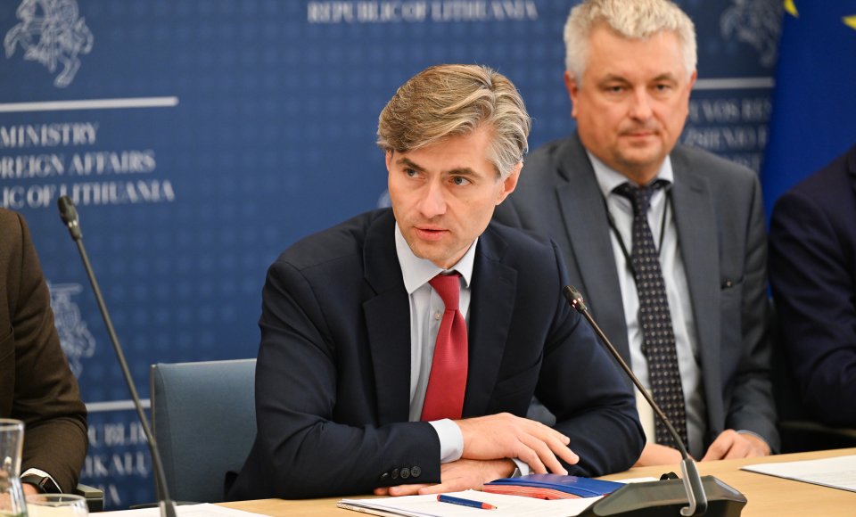 Minister Budrys: Lithuania needs a comprehensive and effective response to economic security challenges