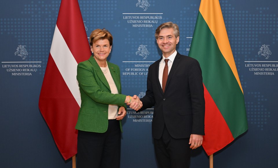Budrys met with the Latvian Foreign Minister: We stand on the first line of defence of the EU and NATO
