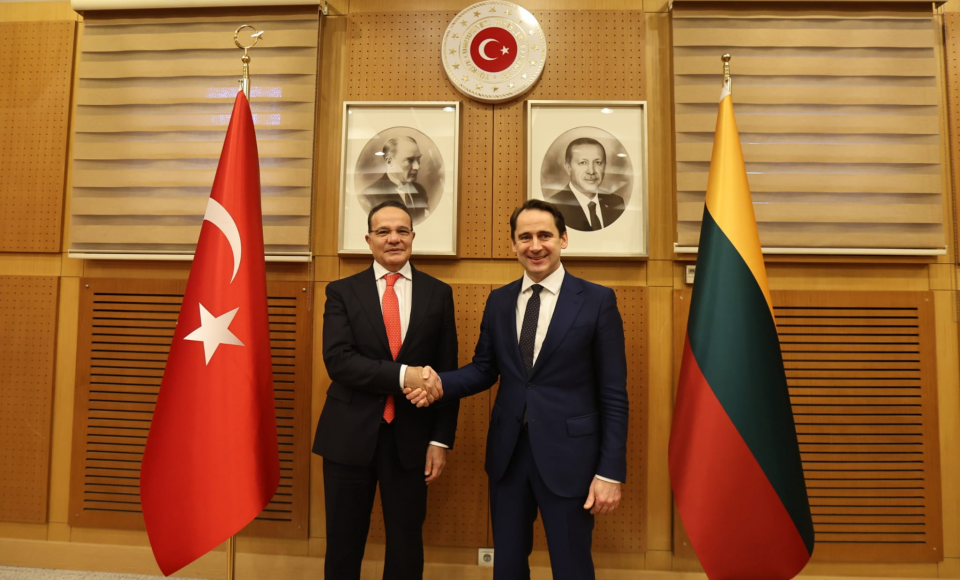 At Lithuania-Türkiye political consultations top bilateral, NATO, and EU issues discussed