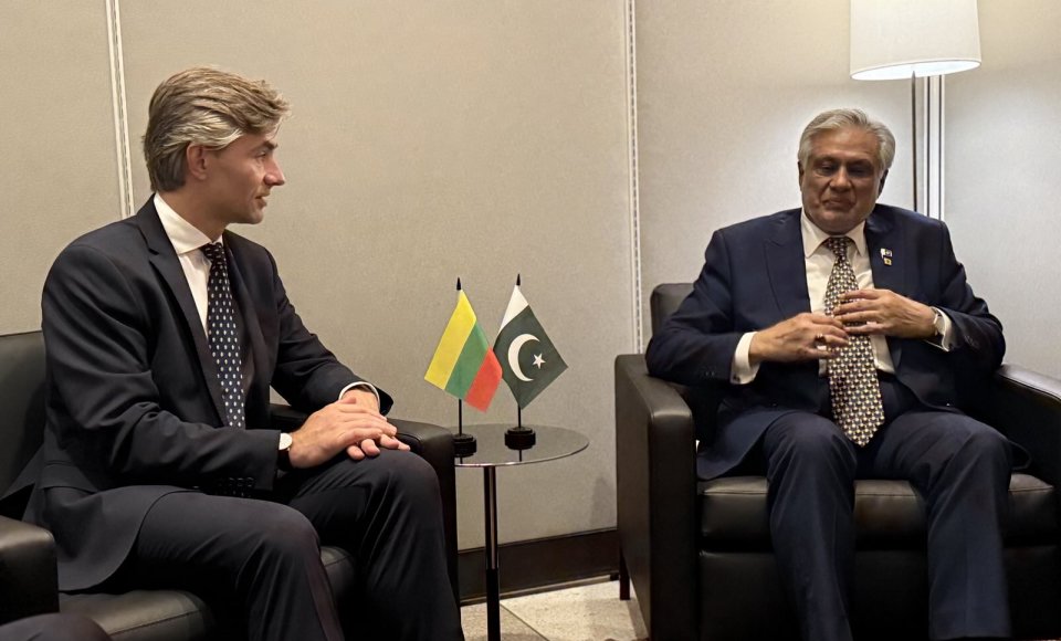 Budrys spotkał się z wicepremierem Pakistanu w Nowym Jorku