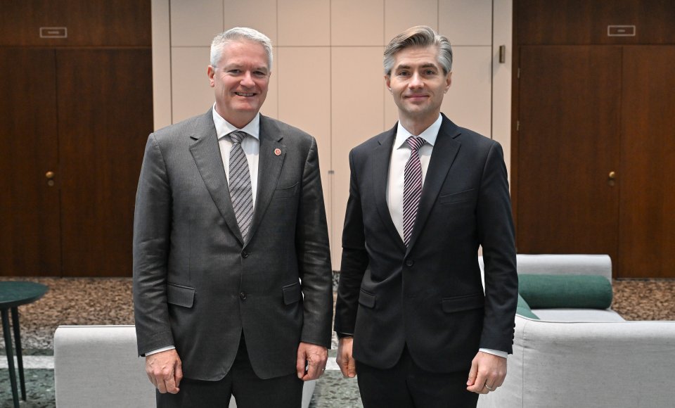Su EBPO vadovu susitikęs K. Budrys: parama Ukrainos reformų procesui – EBPO prioritetas