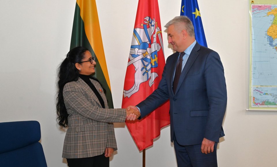 Viceministras V. Verbickas susitiko su Jungtinių Arabų Emyratų ambasadore