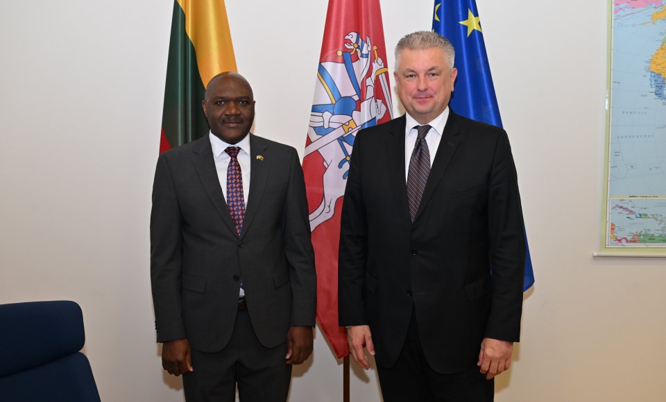 Foreign Vice-Minister Vidmantas Verbickas met with the Ambassador of Rwanda: We seek mutually beneficial cooperation