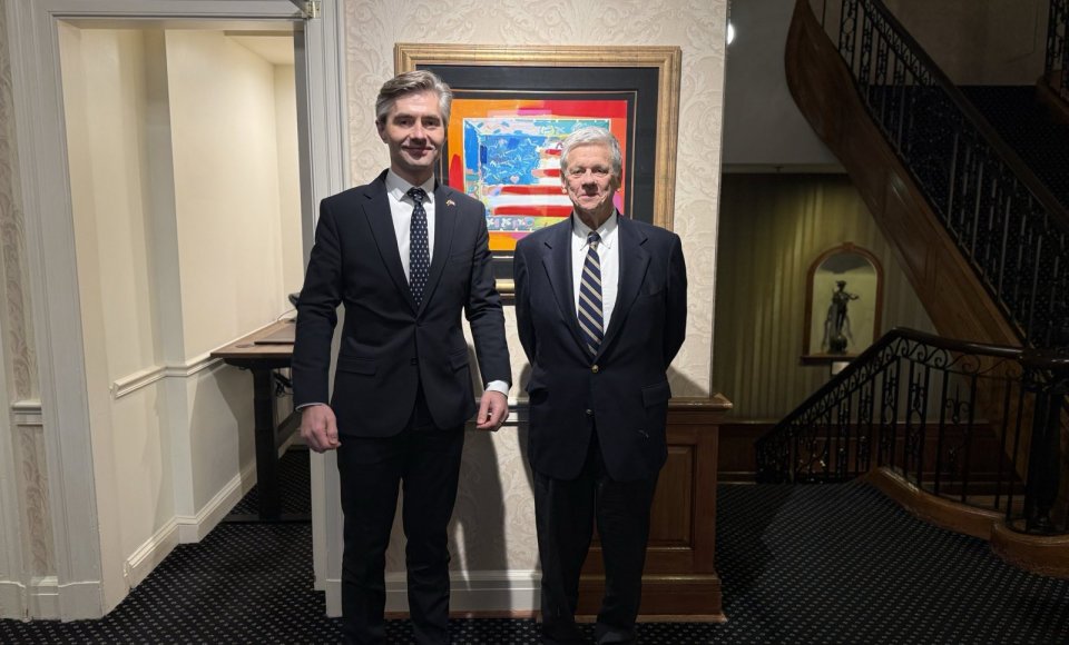 Minister Budrys at the meeting with the U.S. Special Envoy to Belarus: It is necessary to...