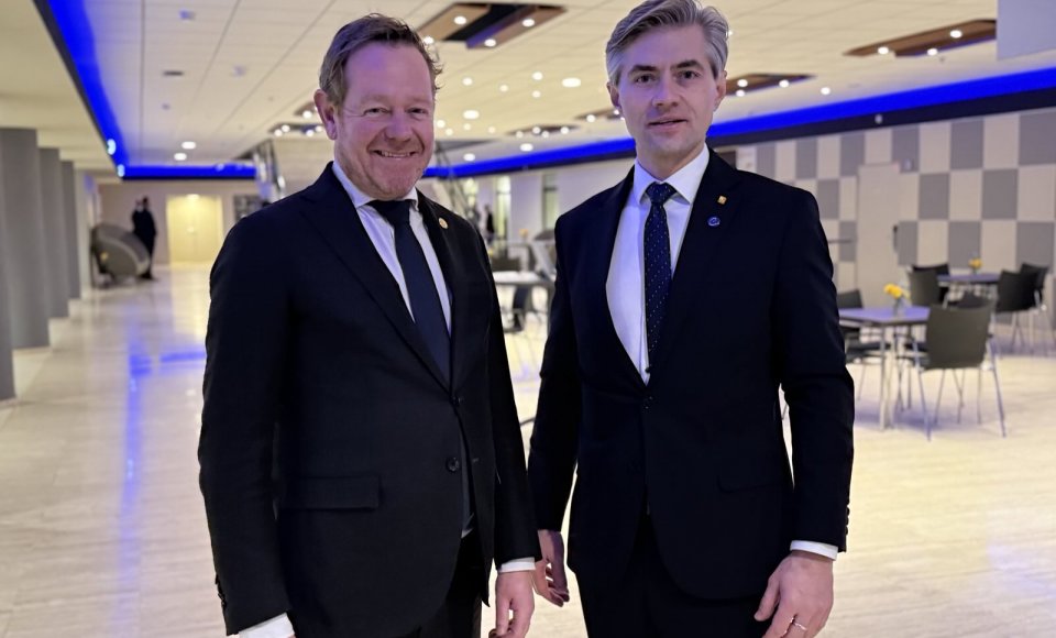 Budrys meets with the Dutch Foreign Minister