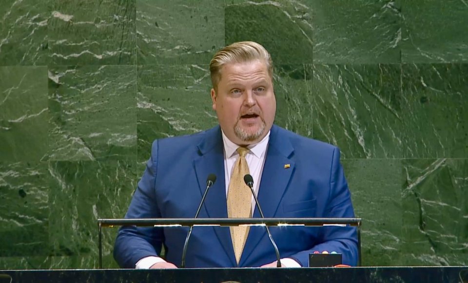 Vice-Minister Valys at the United Nations: Lithuania ready to contribute to UN modernisation efforts