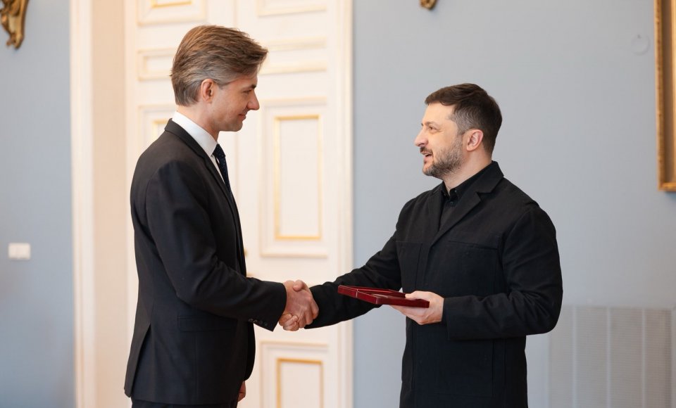 Budrys receives state award of Ukraine