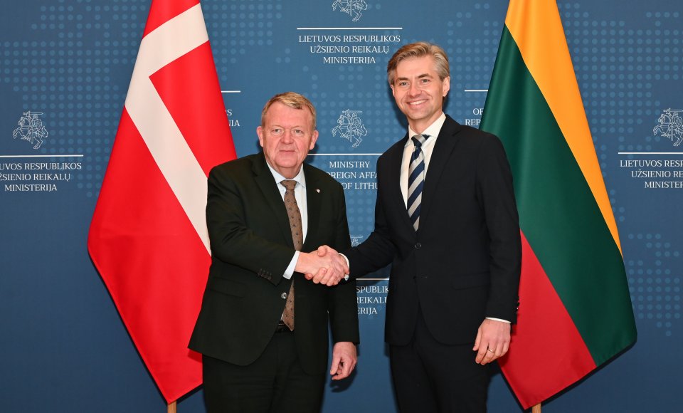 Budrys met with the Danish Foreign Minister