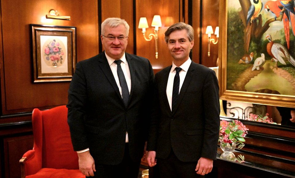 K. Budrys Vilniuje susitikęs su A. Sybiha: parama Ukrainai – egzistencinis Lietuvos interesas