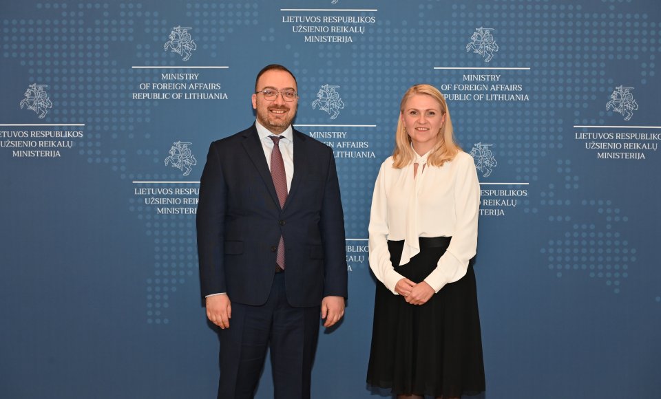 Foreign Ministry's Chancellor Stakėnienė received the Secretary General at the Ministry of...