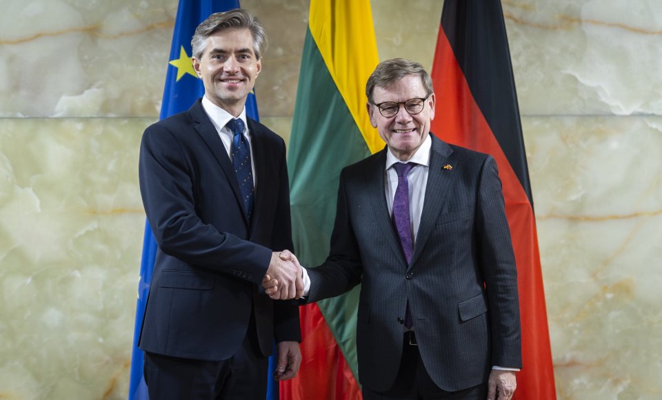 Budrys to meet with German Federal Minister for Foreign Affairs Wadephul in Vilnius