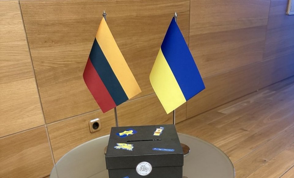 Lithuania's diplomatic service sends light and warmth to Ukraine, which is fighting for our...