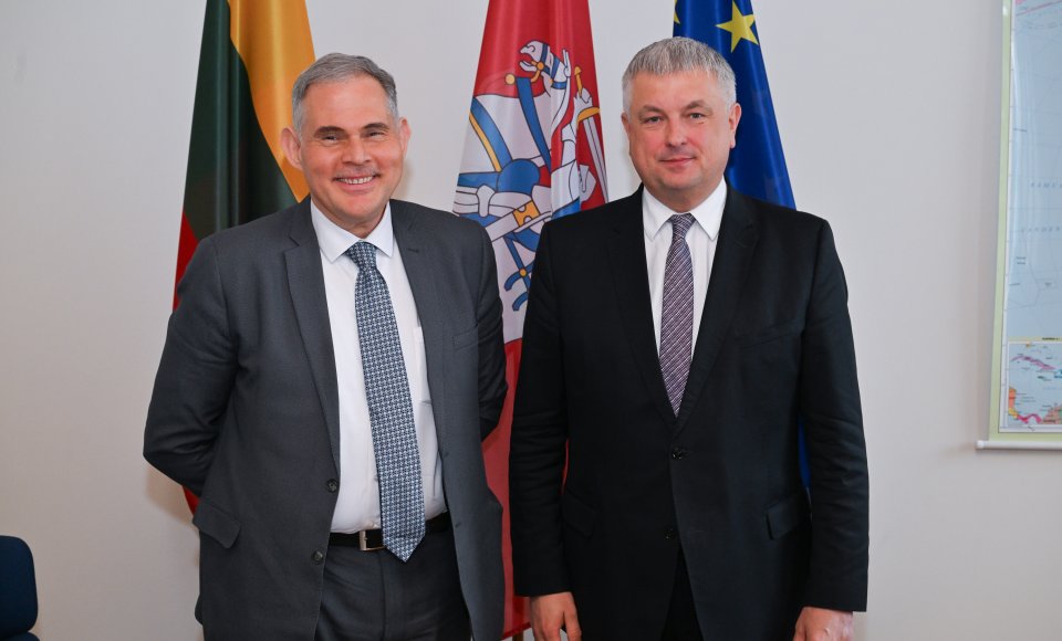 Vice-Minister Verbickas met with the new Ambassador of Egypt